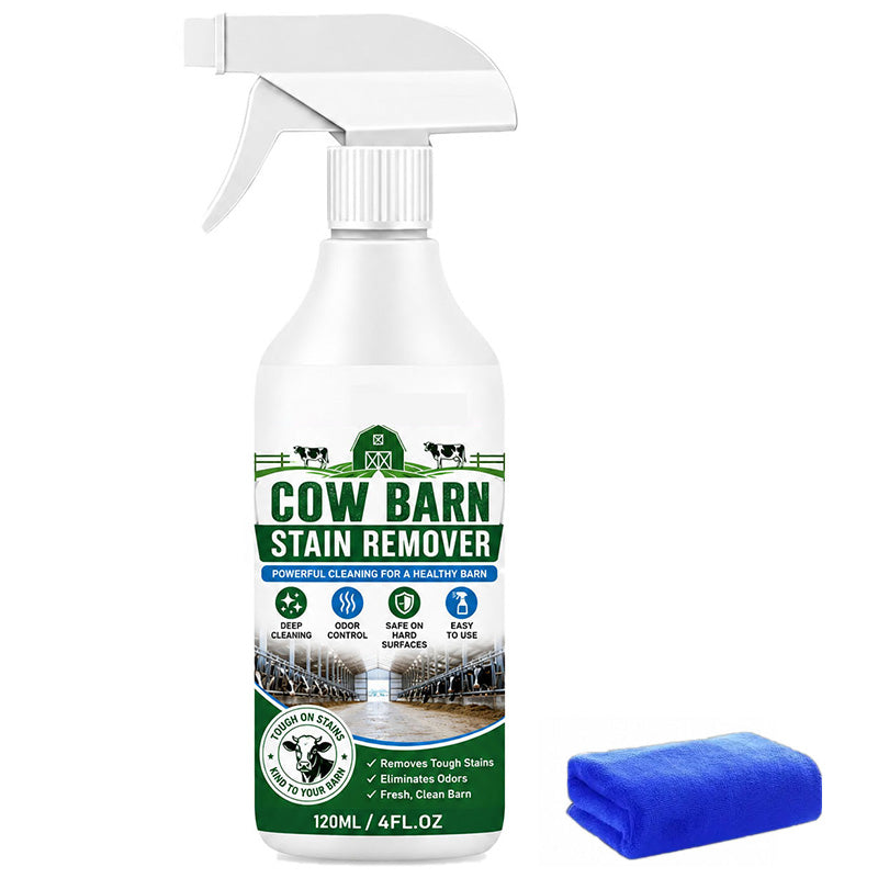 🧹STOP STUBBORN BARN STAINS!🧹 Remover Spray – Cleans Dirt & Residue, Reduces Odours, Spray & Wipe – Simple & Effective! 🌾
