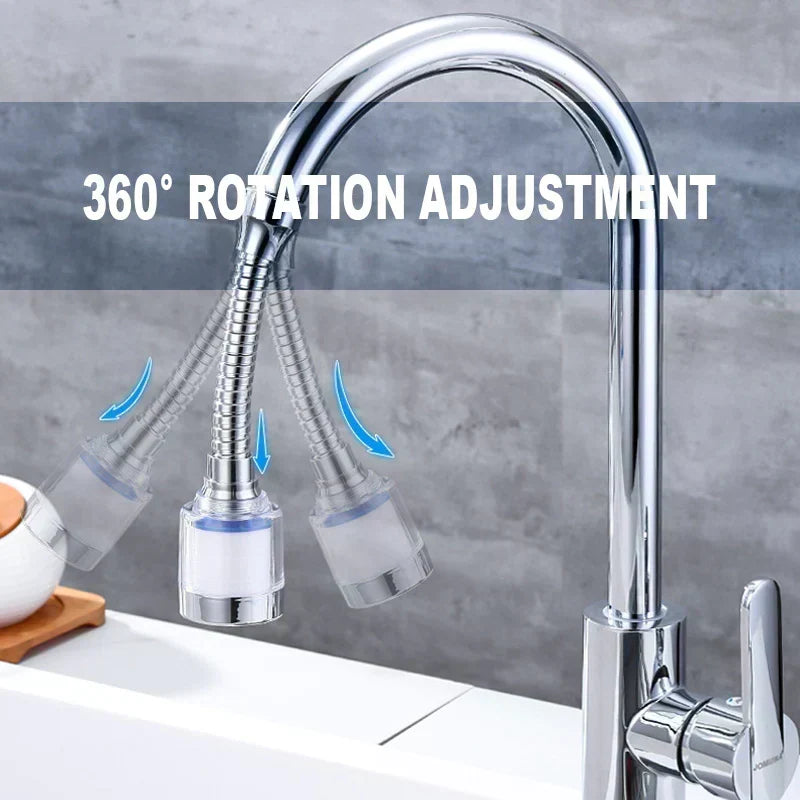 🚰50% OFF NOW! Pressurized Splash‑proof Filter Faucet Nozzle‑Multi‑Layer Filtration Tap Aerator, High‑Pressure Anti‑Splash Water Saving Sink Faucet Attachment