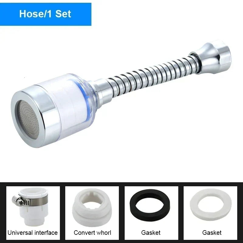 🚰50% OFF NOW! Pressurized Splash‑proof Filter Faucet Nozzle‑Multi‑Layer Filtration Tap Aerator, High‑Pressure Anti‑Splash Water Saving Sink Faucet Attachment