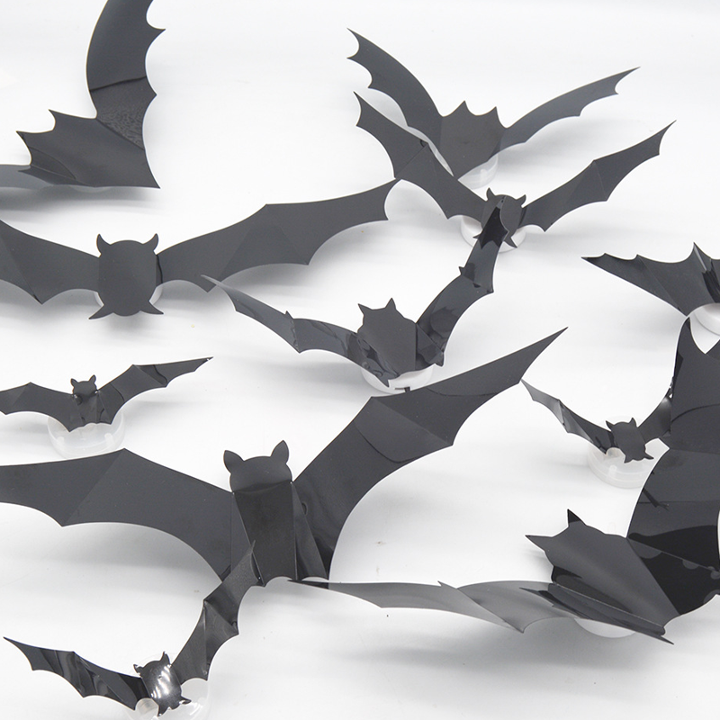🎃Halloween ✨️Surprise 50% Off！🦇Best Atmosphere‑Boosting Decor！🎃Bats Descend On Your Home！🦇✨3D Bat LED Wall Light Decor