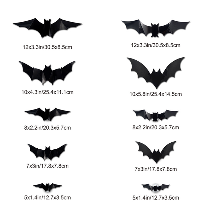 🎃Halloween ✨️Surprise 50% Off！🦇Best Atmosphere‑Boosting Decor！🎃Bats Descend On Your Home！🦇✨3D Bat LED Wall Light Decor