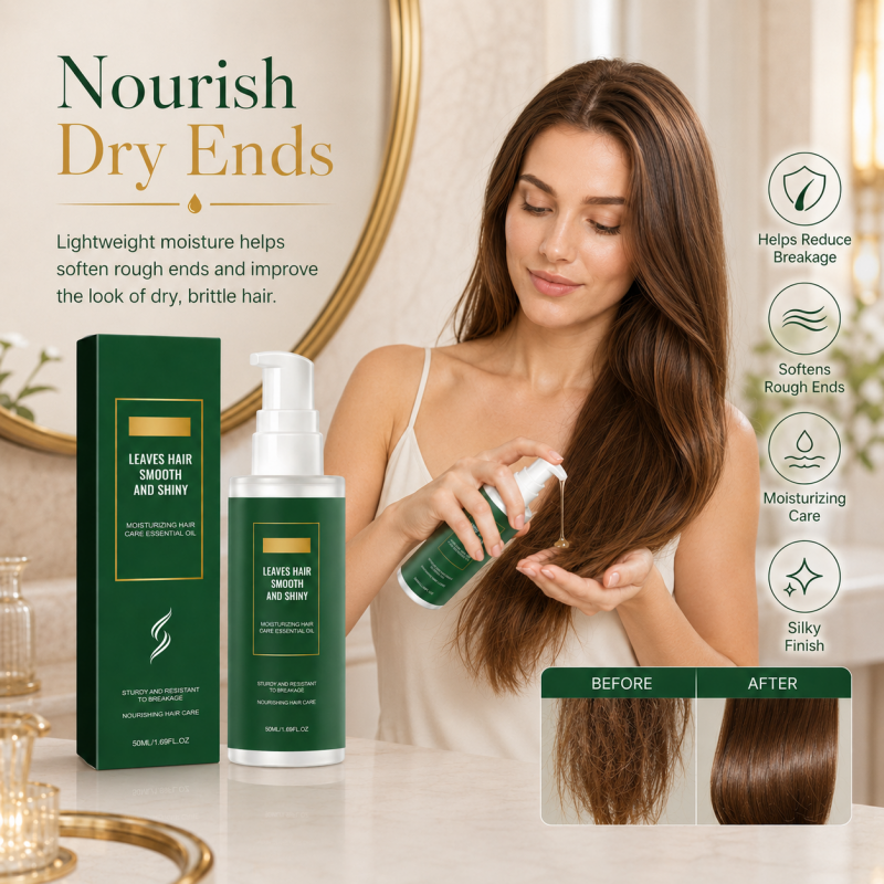 🥳2026 TOP RATED🥳 Hair Essential Oil – Deep Moisture for Dry Ends, Instant Frizz Control, Lightweight – Silky & Radiant! 🌟💧