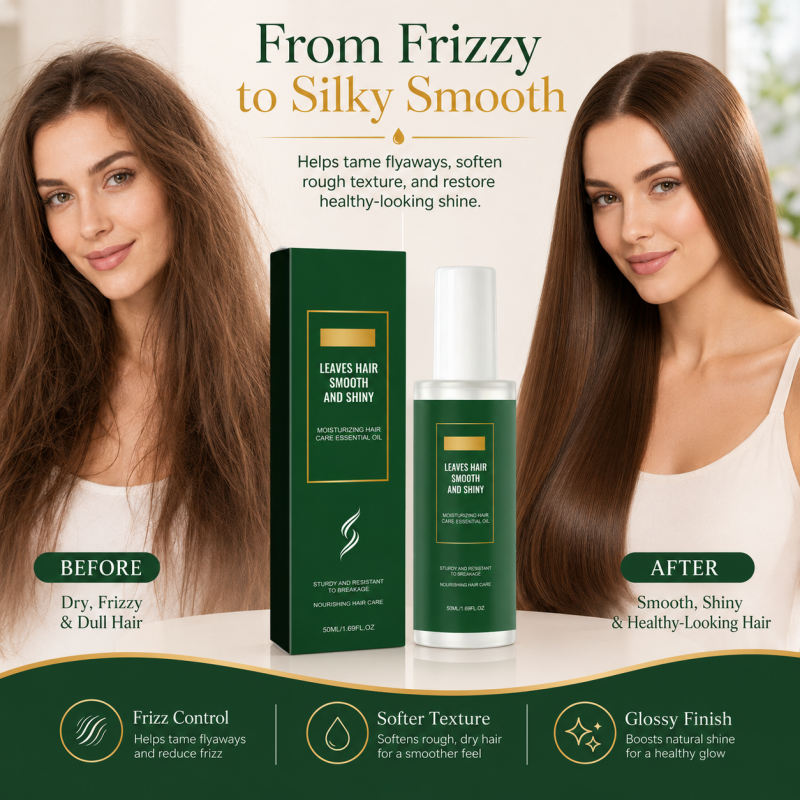 🥳2026 TOP RATED🥳 Hair Essential Oil – Deep Moisture for Dry Ends, Instant Frizz Control, Lightweight – Silky & Radiant! 🌟💧