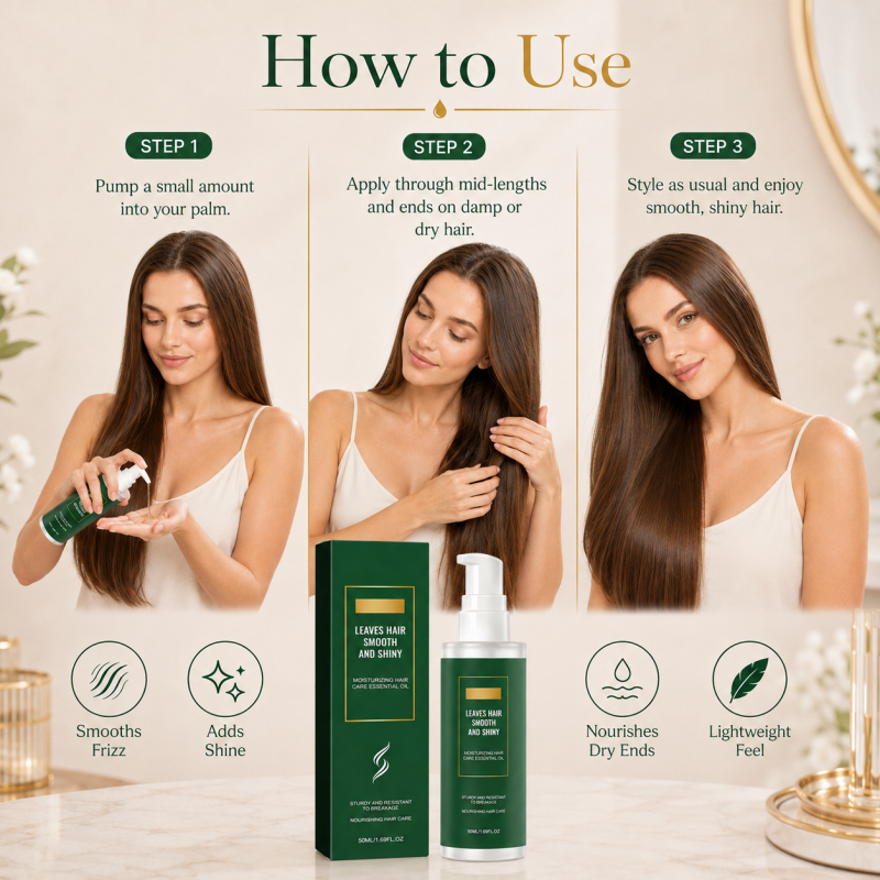 🥳2026 TOP RATED🥳 Hair Essential Oil – Deep Moisture for Dry Ends, Instant Frizz Control, Lightweight – Silky & Radiant! 🌟💧