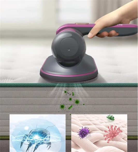 🛏️DUST MITES MAKING YOU SNEEZE?🛏️ Cordless Vacuum – 8KPa Suction, UV Sterilization, HEPA Filter – Deep Cleans Beds, Sofas & Cars! 🧹