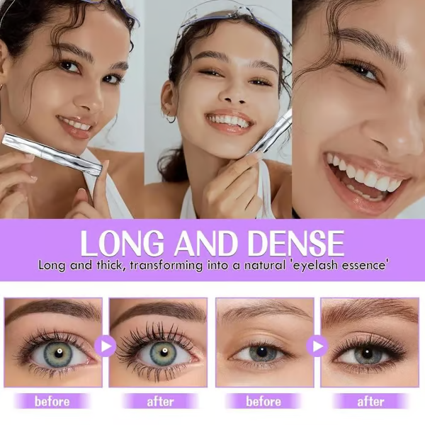 🔥2026 HOT SALE💞50K+ SOLD!⚡Eyelash Primer,Tubular Eyelash Primer,WaterproofLong Curling Mascara,Natural And Non-Smudged