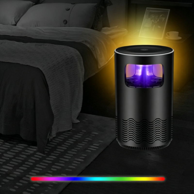 🔥FLASH SALE🔥 USB Mosquito Killer Lamp – UV Light + Body Heat Simulation, Quiet ≤25dB, 7-Color Night Light – USB Powered! 🦟🚫