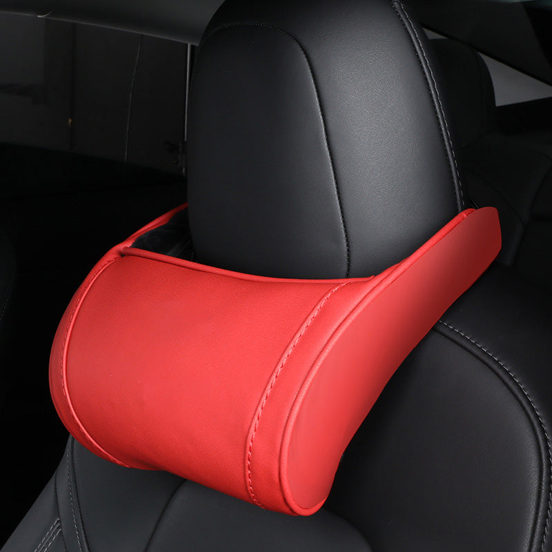Ergonomic memory foam car headrest pillow