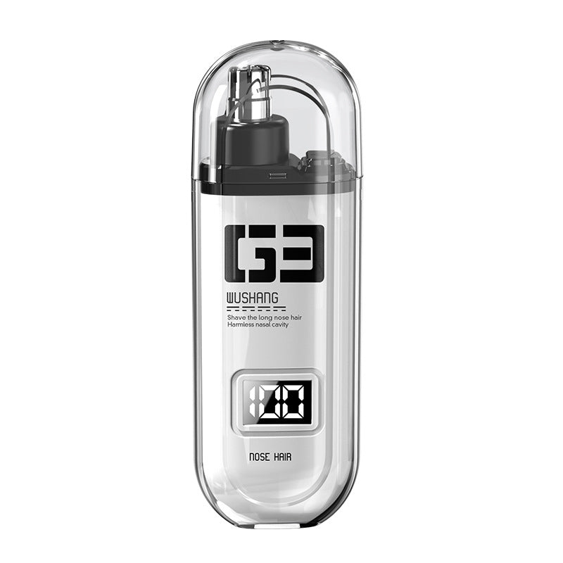 🔥FLASH SALE🔥 Rechargeable Nose Hair Trimmer – 360° Rounded Blade, Washable Head, 90-Day Battery – Safe & Hygienic! ✂️🧔