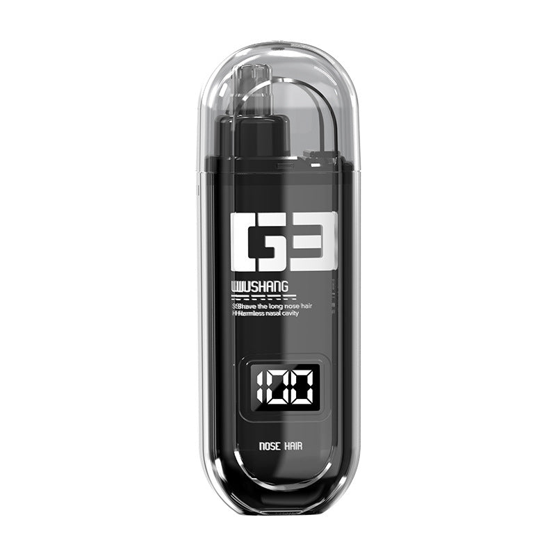🔥FLASH SALE🔥 Rechargeable Nose Hair Trimmer – 360° Rounded Blade, Washable Head, 90-Day Battery – Safe & Hygienic! ✂️🧔