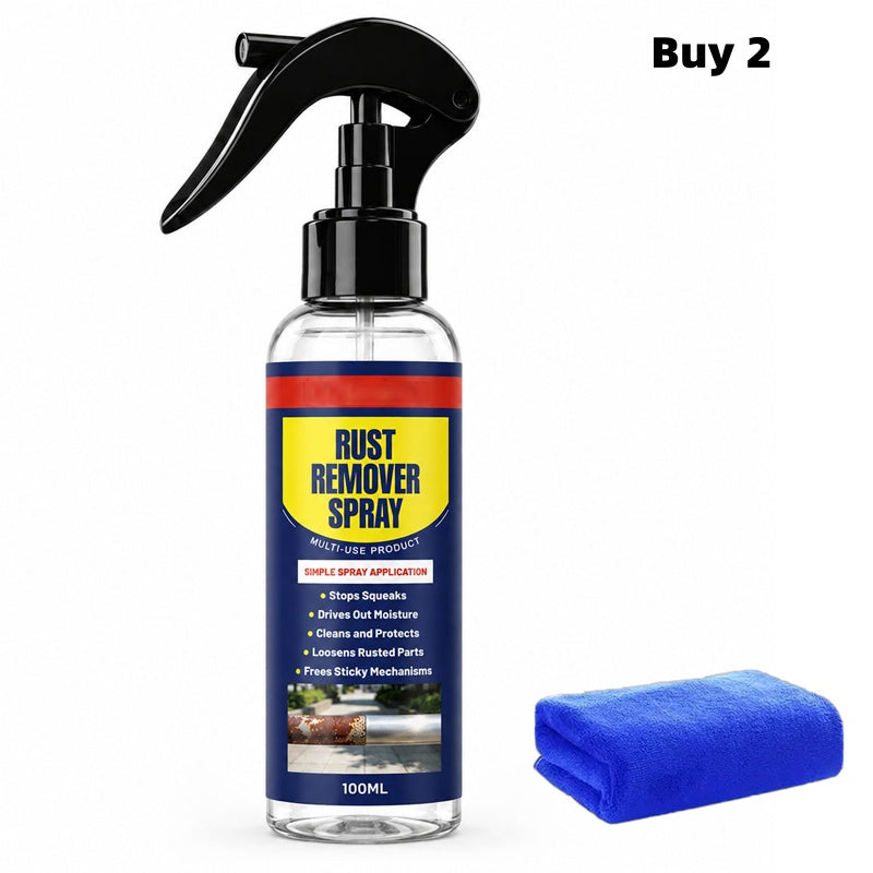 🥳2026 TOP PICK🥳 Rust Remover Spray & Lubricant – Instant Metal Restoration, Prevents Future Rust – Easy One-Hand Application! 🔧💨