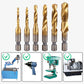 ⏰50% OFF⏰ 6PCS Multipurpose Spiral Tap Set – HSS Wear-Resistant, Precision Threading, 6 Common Sizes – Comes with Storage Box! 📦
