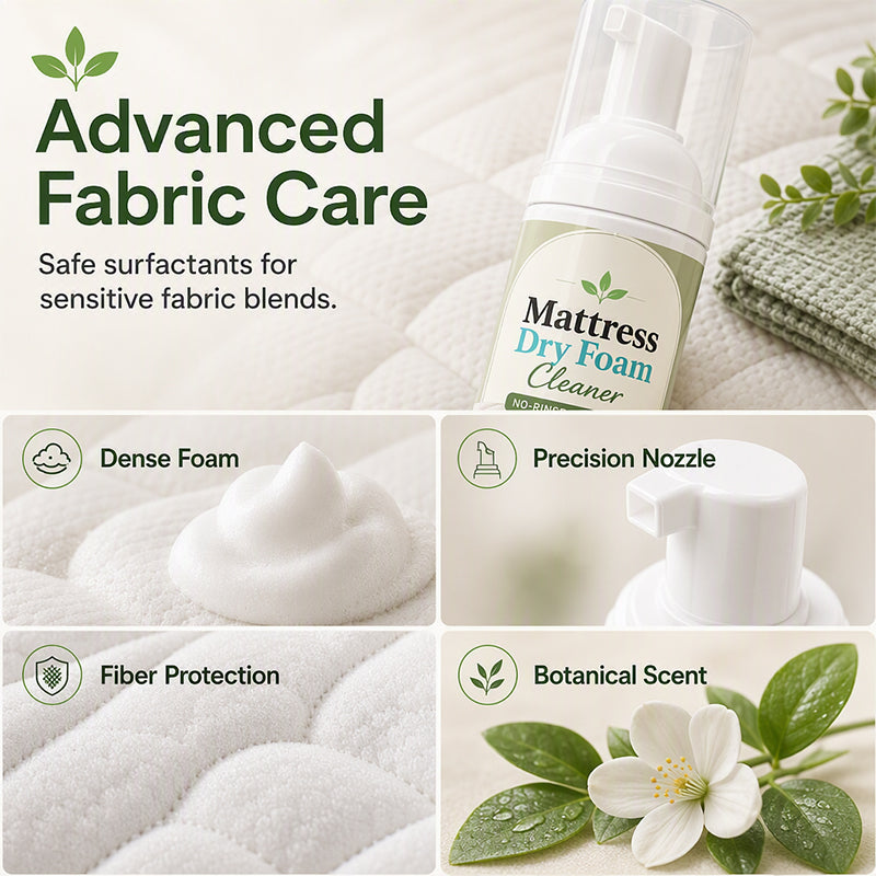 🔥 No-Rinse Mattress Dry Foam Cleaner – Enzyme-Powered Formula with Quick-Dry Technology – Ideal for Mattresses, Sofas, Car Seats & Pillows 🛏️🧽