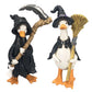 🎃BORING HALLOWEEN DECOR?🎃 Spooky Duck Set – Hand-Painted, 5 Characters, Weather-Resistant – For Shelves, Desks & Outdoors! 🦇