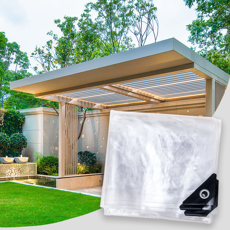 🥳2026 BESTSELLER🥾 Clear Tarp – Heavy-Duty 0.35mm PVC, 14 Mil – Waterproof, UV & Tear-Resistant – Reinforced Edges & Grommets – 3 Sizes! 🛡️💨