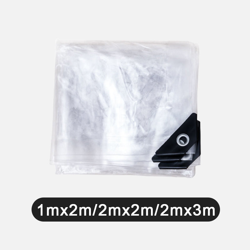 🥳2026 BESTSELLER🥾 Clear Tarp – Heavy-Duty 0.35mm PVC, 14 Mil – Waterproof, UV & Tear-Resistant – Reinforced Edges & Grommets – 3 Sizes! 🛡️💨