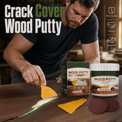 🔥FLASH SALE🔥 Wood Repair Filler Putty – Fills Cracks & Chips, Smooths Surfaces, Blends with Dark Wood – Easy Application!