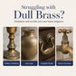 🔩TARNISHED BRASS? FIX IT FAST!🔩 Polish & Cleaner – Removes Oxidation, Restores Shine, Gentle on Surfaces – Easy Application! 🧽