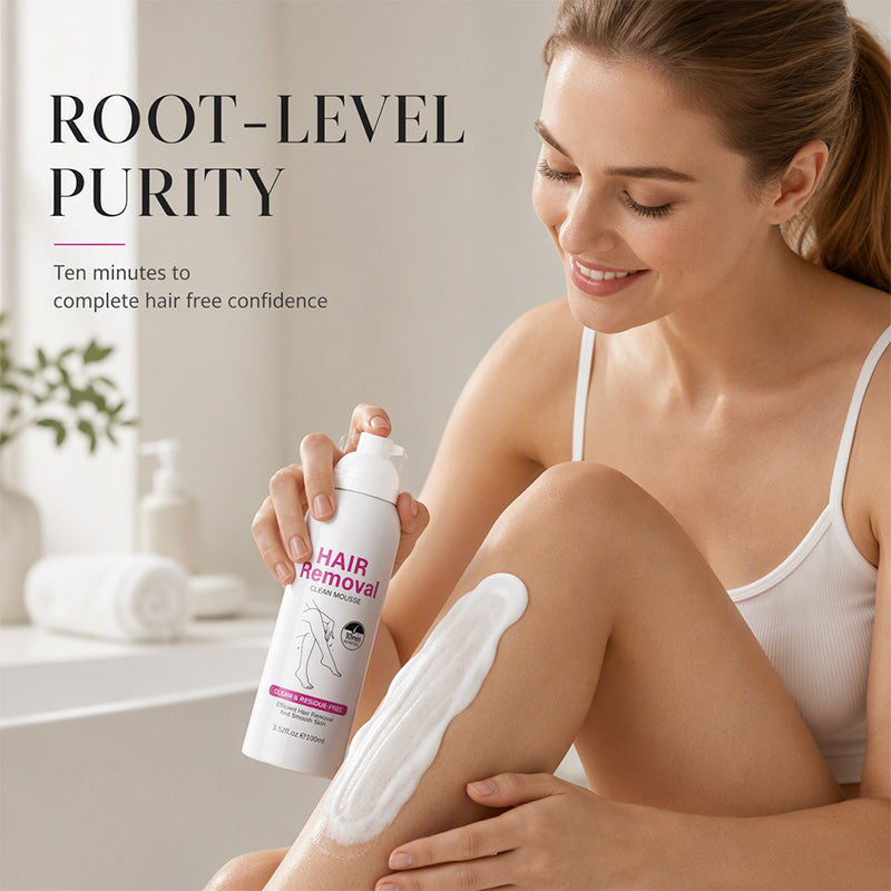 Gentle Hair Removal Mousse⏰50% OFF⏰ Gentle Hair Removal Mousse – Quick Results, Hydrating Formula, Fine Mousse Texture – Perfect for Body Care! 🛁