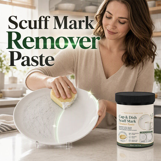 🔥 Ceramic Tableware Metal Mark Remover Paste – Gentle Formula Erases Scuff Marks – Ideal for Plates, Mugs, Bowls & Saucers 🍽️🧽