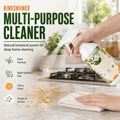 🔥 All-Purpose Cleaner Spray – Plant-Based Citrus Formula, Cuts Grease & Shines Glass – Safe for Kitchen, Bathroom & Dining Tables 🍋🧽