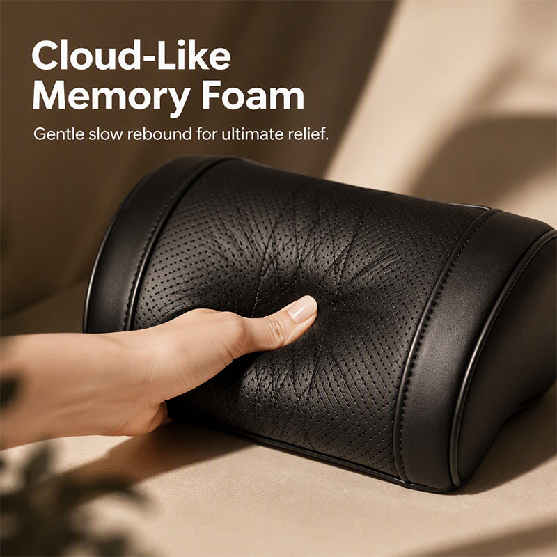 🚗💤 Relieve Driving Fatigue! Universal Memory Foam Car Headrest Neck Pillow, Ergonomic Support Auto Neck Cushion for Long Road Trips
