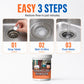 🔥 Active Oxygen Drain Clog Remover – Effervescent Tablets with Powerful Scrubbing Action – Ideal for Kitchen Sinks, Bathtubs & Floor Drains 🚿🧴