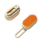 🔥 3-in-1 Pet Spray Massage Brush – Ultrasonic Steam Technology with 84 Silicone Tips – Ideal for Shedding Control & Relaxing Massage 🐕🛁