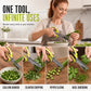 🔥 Multi-Layer Stainless Steel Kitchen Scissors – 5-Blade Herb Cutter with Ergonomic Handle – Ideal for Herbs, Scallions & Fresh Garnishes ✂️🌿