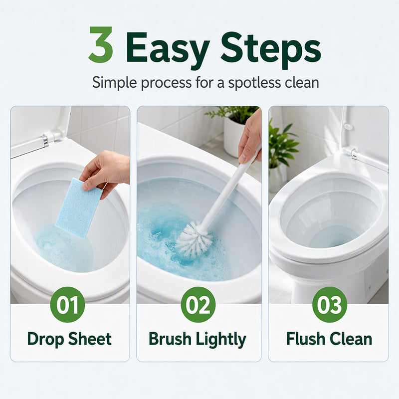 🥳HOT SALE🥳💞50K+ SOLD! Toilet Sheets – From £7.98! Quick-dissolve, septic safe & glaze-friendly. Easy, fresh cleaning – grab yours! ✅