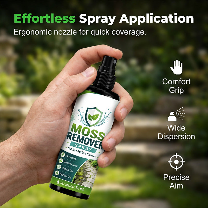 🔥 Outdoor Moss Remover Spray – Fast-Acting Formula for Patios, Walkways & Garden Stones – Ideal for Paving, Brick Walls & Concrete 🪨🌿