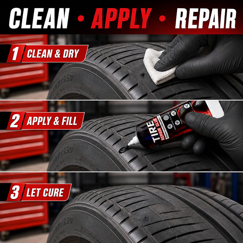 🚗 Tire repair gel – fills cracks & scratches, heat-resistant & waterproof for all vehicles! ✨
