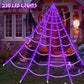 🥳2026 TOP PICK🥳 Spider Web Decor Light – 5M Hanging Design, Battery Operated, Includes Stakes & Hook – Indoor/Outdoor Use! 🎃💀