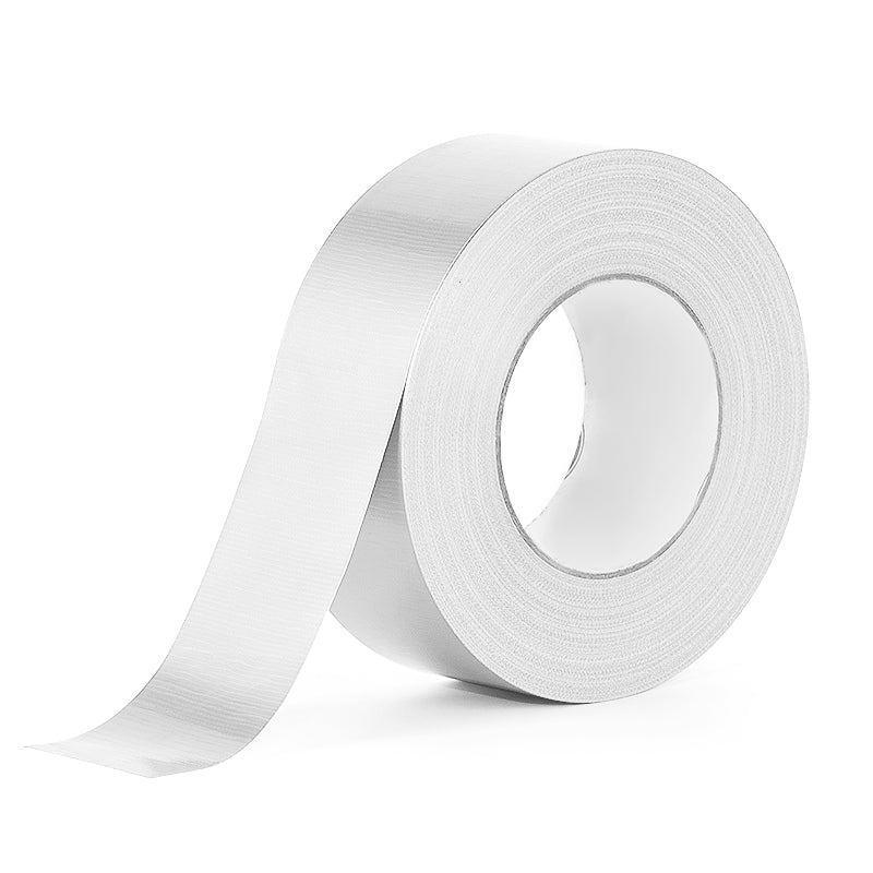🔥 Reinforced Aluminum Foil Tape – Glass Fiber Mesh with Industrial-Strength Adhesive – Ideal for AC Pipes, Roof Sealing & HVAC Insulation 🔧🛡️