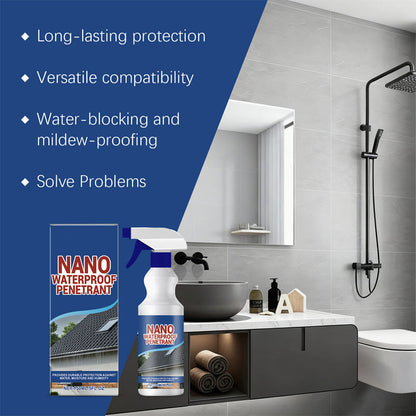 🔥 Waterproof Sealing Spray – Deep-Penetrating Formula for Roofs & Walls – Ideal for Concrete, Brick, Grout & Balconies 🏠🛡️