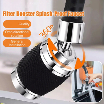 🔥FLASH SALE🔥 360° Swivel Faucet Aerator – 3 Flow Modes, Pressure-Boosting, Splash-Proof – Built-In Filter, Easy No-Tool Install! 🚰✨