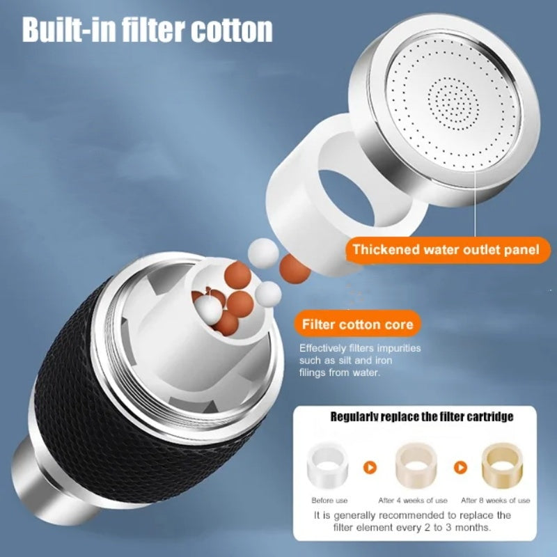 🔥FLASH SALE🔥 360° Swivel Faucet Aerator – 3 Flow Modes, Pressure-Boosting, Splash-Proof – Built-In Filter, Easy No-Tool Install! 🚰✨