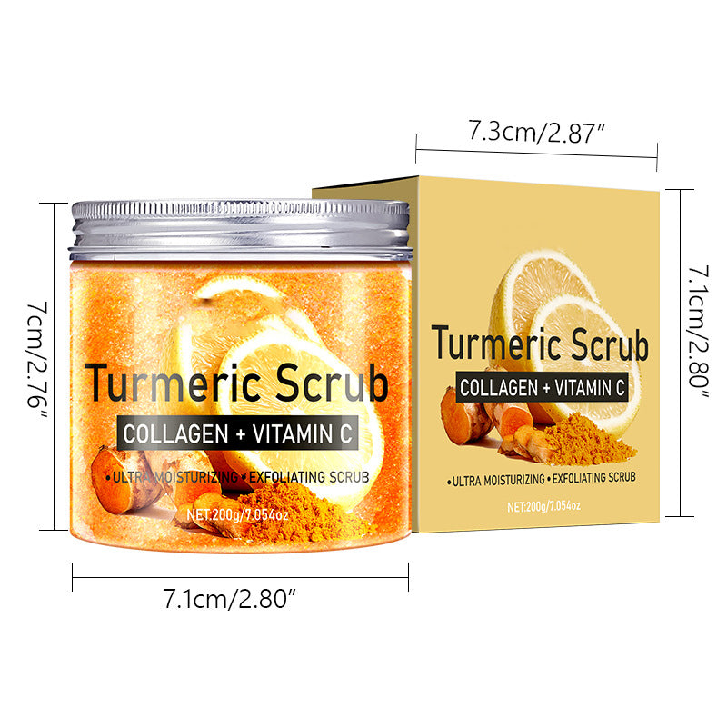 🧴DULL, DRY SKIN? FIX IT FAST!🧴 Turmeric Vitamin C Scrub – Gently Buffs Away Impurities, Deeply Moisturizes – Leaves Skin Radiant & Smooth! 🌟