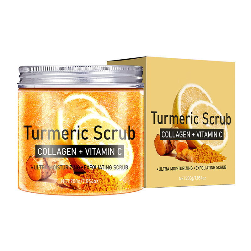 🧴DULL, DRY SKIN? FIX IT FAST!🧴 Turmeric Vitamin C Scrub – Gently Buffs Away Impurities, Deeply Moisturizes – Leaves Skin Radiant & Smooth! 🌟