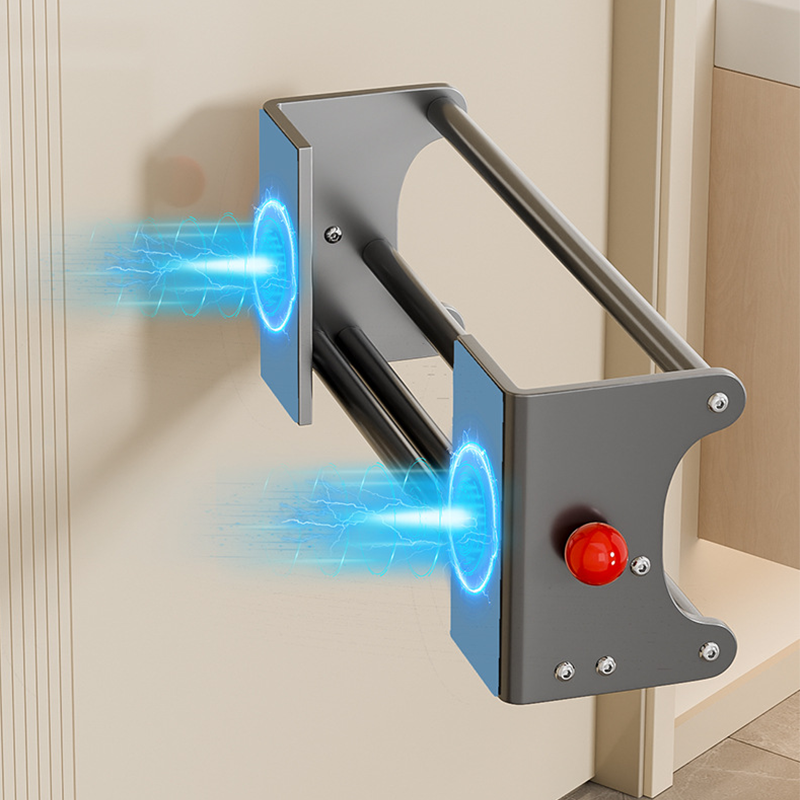 🥳2026 TOP PICK🥳 No-Drill Shoe Rack – Magnetic Mount, Extendable Design, Carbon Steel Build – Quick-Drain Bars, Odor-Free Storage! 🛡️💨