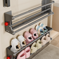 🥳2026 TOP PICK🥳 No-Drill Shoe Rack – Magnetic Mount, Extendable Design, Carbon Steel Build – Quick-Drain Bars, Odor-Free Storage! 🛡️💨