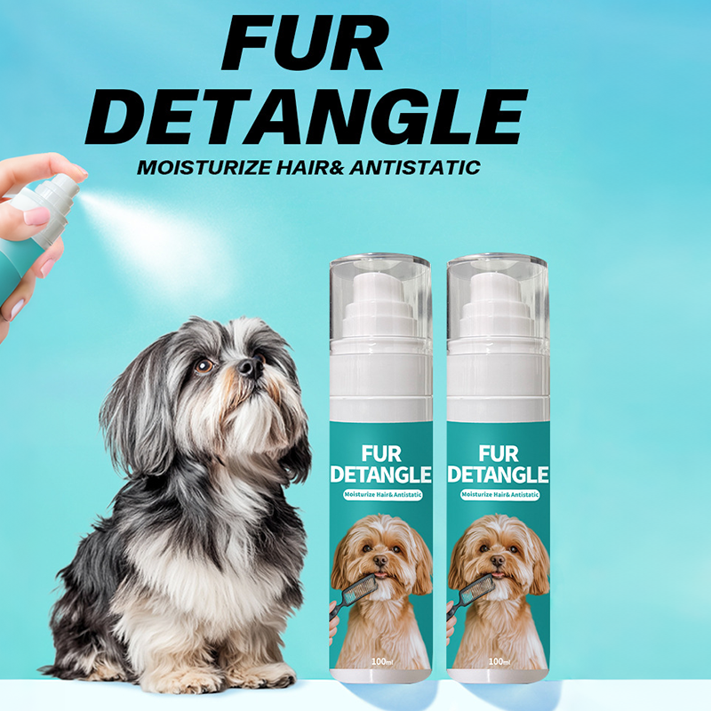 🔥FLASH SALE🔥 Pet Detangling Spray – Instantly Loosens Knots & Mats, Deep Moisturization – Anti-Static, Safe for Dogs & Cats! 🐕✨