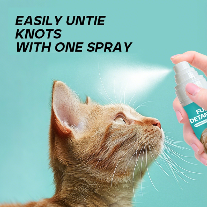 🔥FLASH SALE🔥 Pet Detangling Spray – Instantly Loosens Knots & Mats, Deep Moisturization – Anti-Static, Safe for Dogs & Cats! 🐕✨