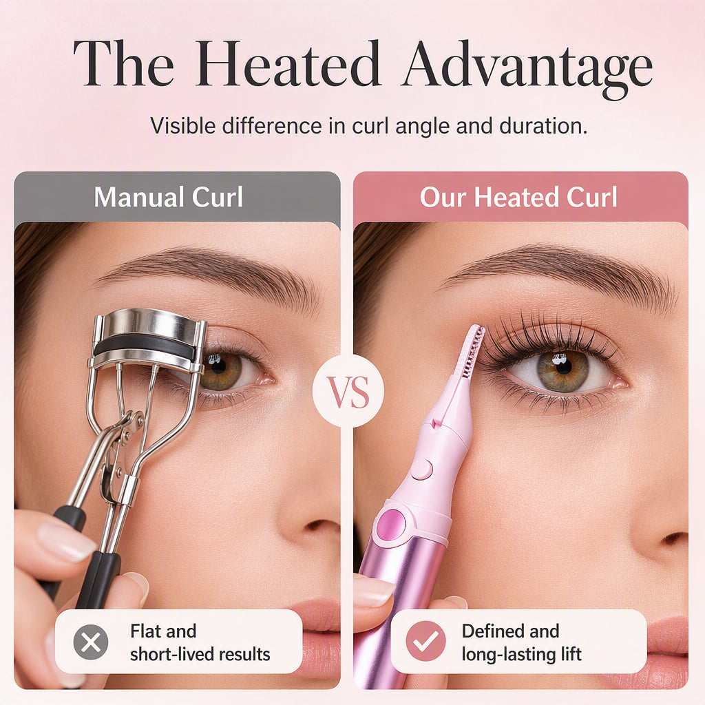 🥳2026 TOP PICK🥳 Heated Eyelash Curler – Intelligent Heat Control, 50–80°C, Compact & Portable – USB-C Rechargeable! 💄💨