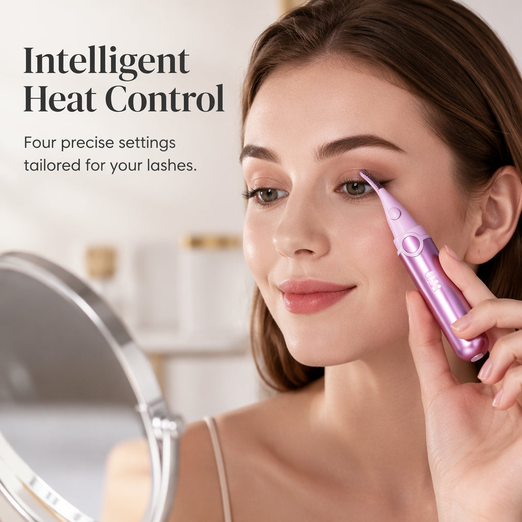 🥳2026 TOP PICK🥳 Heated Eyelash Curler – Intelligent Heat Control, 50–80°C, Compact & Portable – USB-C Rechargeable! 💄💨