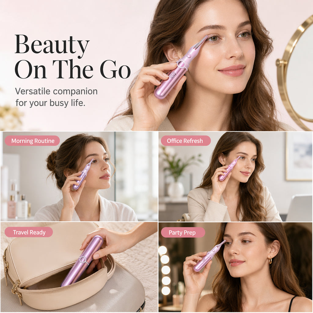 🥳2026 TOP PICK🥳 Heated Eyelash Curler – Intelligent Heat Control, 50–80°C, Compact & Portable – USB-C Rechargeable! 💄💨
