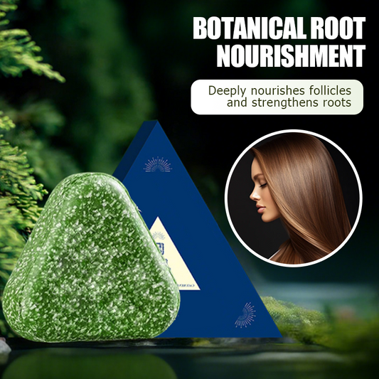 🌿WEAK, BREAKING HAIR? STRENGTHEN FAST!🌿 Shampoo Bar – Ginseng & Cypress Nourish Roots, Soothes Scalp – Reduces Breakage & Oil! 🛡️