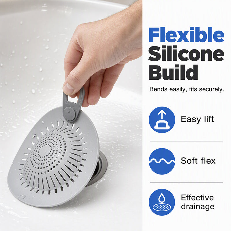 🥳HOT SALE🥳💞50K+ SOLD! Hair Catcher – From £3.99! Silicone, fast drainage & clog-free. Clean drains – grab yours! ✅
