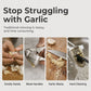 🥳2026 TOP PICK🥳 Garlic Press Set – High-Strength Zinc Alloy, Corrosion-Resistant, Effortless Squeeze – No More Smelly Hands or Waste! 🍳💨