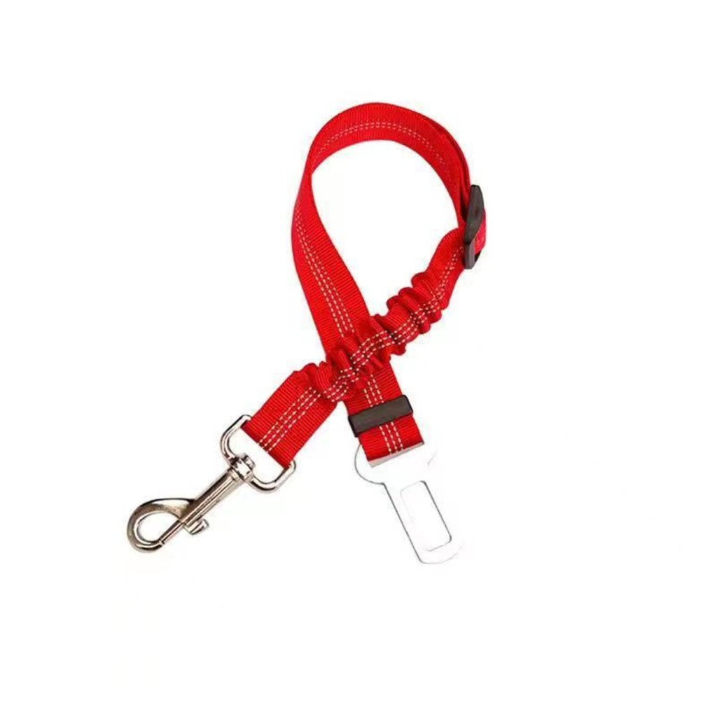 🥳2026 TOP PICK🥳 Reflective Elastic Pet Seat Belt – Heavy-Duty Nylon, 360° Rotating Hook, Anti-Corrosion – Reduces Pet Stress on Long Drives! 🚗💨